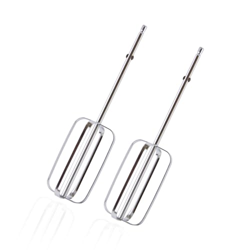 2 Pcs Hand Mixer Attachments Beaters, Hand Mixer Beaters Attachments Kitchen Stainless Steel Replacement Parts for Hamilton Beach 62682RZ 62692 62695V 64699 Mixer