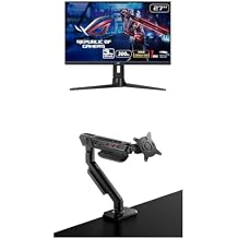 ASUS ROG Strix 27 1440P Gaming Monitor XG27AQMR ROG Ergo Monitor Arm AAS01