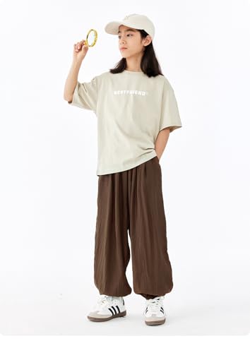 Kids' Breathable Quick Dry Ice Silk Pants Unisex Loose Anti-Mosquito Sun Protection Elastic Waist Solid Loose Pants2