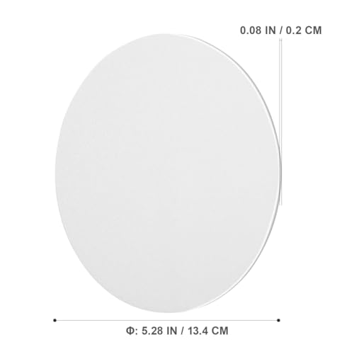 Image of 6-Pack Anti-Glare Diffuser Lamp Shades Ceiling Light Covers Replacement for Recessed and Spotlight Fixtures Dust-Proof Lampshade Accessories for Living Room Bedroom Study 5.27X5.27In