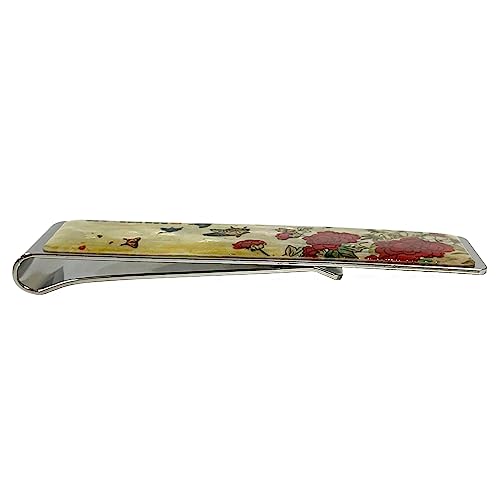 Mother of Pearl Money Clip Wallet Credit Card Slim Bussiness Card Stainless Steel Holder Noble Gift Collection4