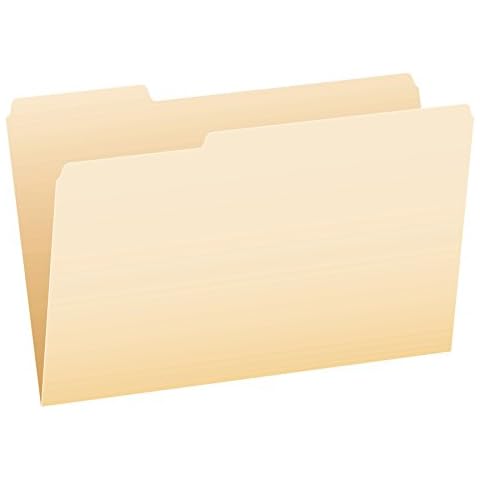 Pendaflex File Folders, Legal Size, Manila, 1/3 Cut, 100/BX (753 1/3) Cover