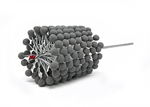 Image of Brush Research GBD612180Z25 FLEX-HONE, 6-1 /2 inch (165mm) Diameter, 180 Grit, Zirconia Alumina #1525, for Low Carbon to Medium Carbon Steels, Stainless Steel and Cast Iron