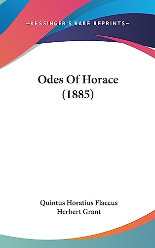 Odes Of Horace (1885)