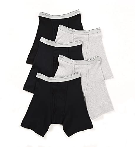 Image of Fruit of the Loom Men's No Ride Up Boxer Brief