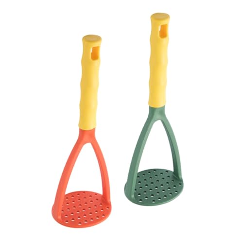 Abaodam 2Piezas Machacador De Patatas Manual Prensador De Cocina Reutilizable para Patatas y Comida para Bebés Herramienta De Cocina