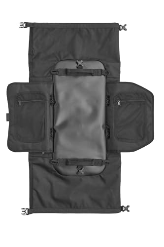 Alforja CIRO El Sandoval Bag, Negro, 30" x 6" x 9", Nailon balístico, 40 litros, Cremallera, Correas de sujeción miniatura 3