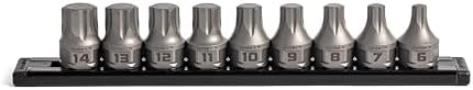 GripEdge |9-PC RPT 3/8" Drive Low Profile Metric Hex Dual Action ...