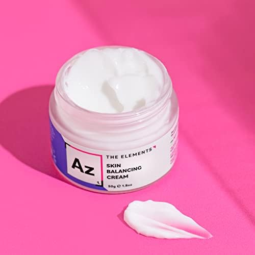 The Elements Skin Balancing Cream, a face moisturiser formulated with Azelaic Acid and Zinc PCA to help rejuvenate, protect, and reduce signs of ageing, 50g