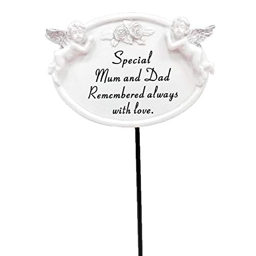 David Fischhoff - Placa Conmemorativa Ovalada con Texto en inglés Special Mum and Dad