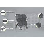 Baby Jogger Wetterschutz Regenschutz | für City Mini GT2 Double Geschwisterwagen | hält Regen, Schnee und Wind ab
