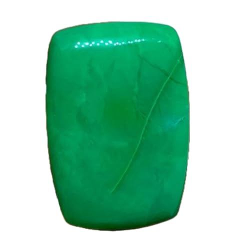Chrysoprase naturelle pour fabrication de bijoux pendentif collier bague 36x24x6mm