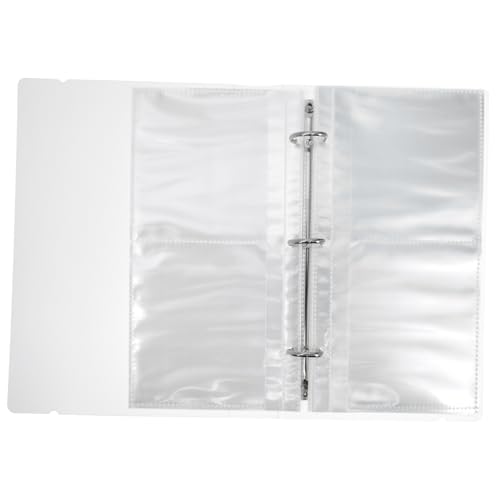 ERINGOGO 1 Set Artwork Storage Book Portable Document Bag for Oil Pastel Drawing Portfolio Pictorial Album with Refill Pages for Artworks Photos Collectibles Organization