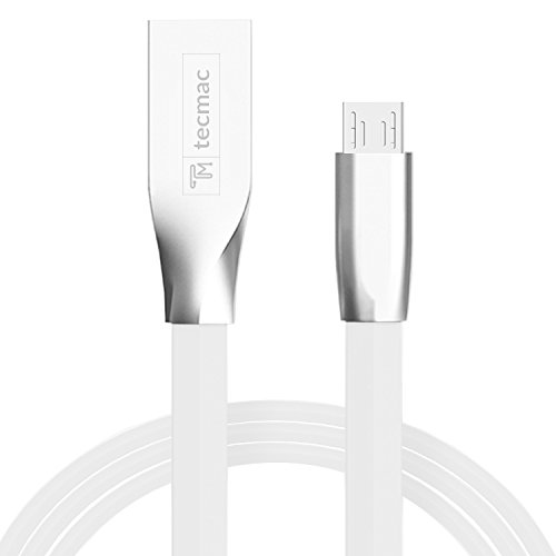 Image of TM-ZINC-MIC-WHT Data Charger Cable - 3.3 Feet (1 Meter) - (White)