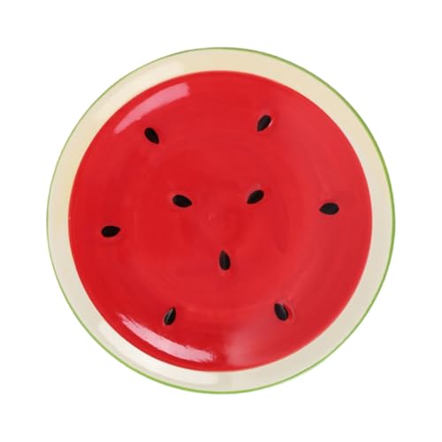 DOITOOL Plato de Japonés Color Verde Diseño Creativo para Fruta y Postres Vajilla Decorativa para Hogar y Celebraciones Acabado Brillante y Superficie Lisa