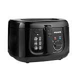 Emperial 2.5L Deep Fat Fryer Adjustable Temperature Control & Removable Basket 1800W - Black