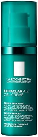 La Roche-Posay Effaclar A.Z. Gel-Cream, Lightweight Daily Moisturizer That Hydrates and Reduces Appearance of Post-Acne Marks and Signs of Aging With Azelaic, Salicylic and Hyaluronic Acids, 40ml