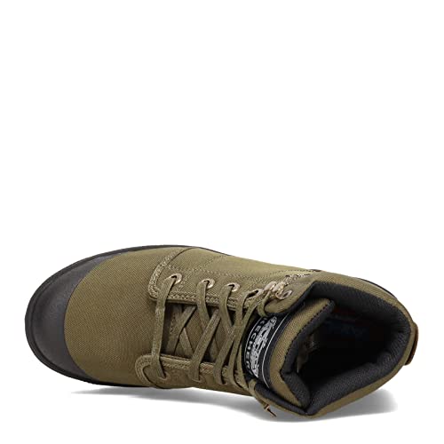 Skechers Bota feminina Rotund Darragh Work com cadarço e bico seguro, Oliva, 34