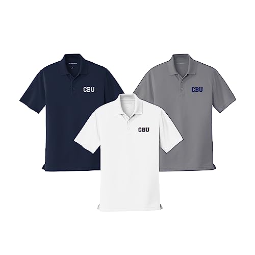 California Baptist University Men's CBU Logo Short Sleeve Polo