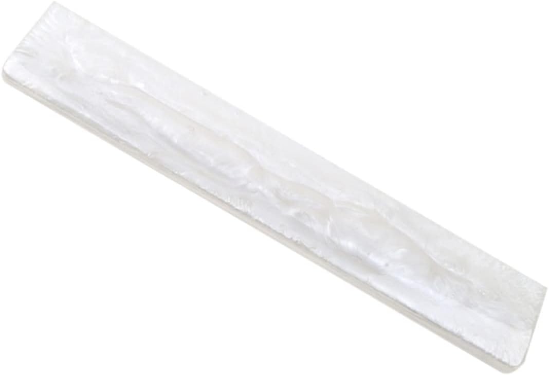 Elevate Wrist Comfort White Keyboard Wrist Rest Pad Gaming Accessory Pad