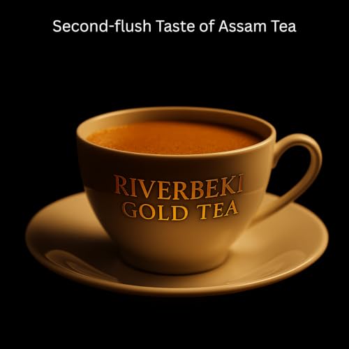 Image of RIVERBEKI Gold Premium Assam CTC Tea 1Kg | Export Quality Second Flush Black Tea for Strong, Authentic Chai