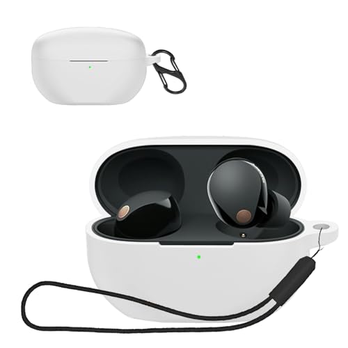 For SONY WF-1000XM6 �P�[�X �J�o�[�yHNWEIWEI�z �i�J���r�i�t��+�X�g���b�v�t�� �j �V���R�� �֗� �J���r�i�t ���s �y�ʏ��^ �����[�d�\ SONY WF-1000XM6 �p �P�[�X �J�o�[�i�z���C�g�j