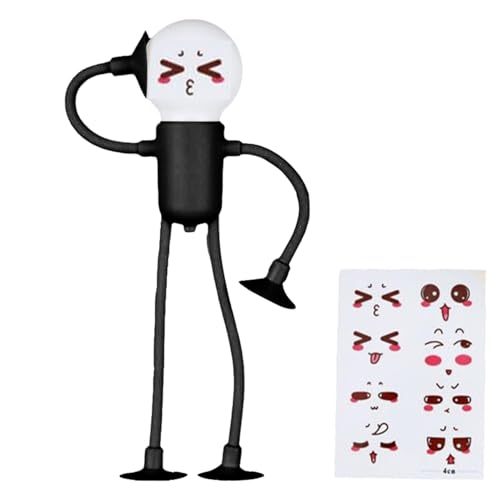 Bombilla de luz nocturna de hombre – Atleta divertido, luz de escritorio | Luz nocturna flexible de dibujos animados para decoración del hogar, bombilla ajustable flexible para niños y adultos