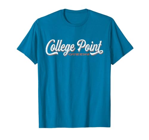 College Point Queens New York T-Shirt T-Shirt, Men, Sapphire Blue, X-Large