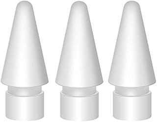 Amtake Replacement Tips for Apple Pencil 2nd Gen & 1st Gen - [3 Pack] High Sensitivity Apple Pencil Nibs Replacement iPencil Tips for iPad Pro 11 inch 10.5 inch 12.9 inch 9.7 inch (White)
