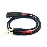 WJSTN TRS to XLR Female Cable,1/4 '' TRS Stereo Jack Balanced Microphone Cable 2Pack (2FT)