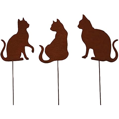 Piquets de Jardin UNUS en Forme de Chat Cover
