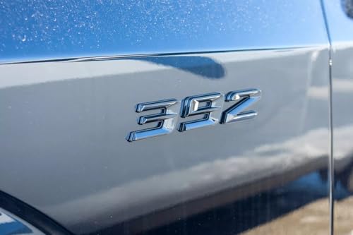 Image of Pair Set 392 Passenger & Driver Side Rear Badge Emblem Body Nameplate Raised Sticker Decal (Gloss Black)