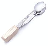Professional Metal Steel Traditional Percussion Spoons with Wooden Handle - Musical Instrument for...