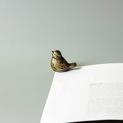 Canjoyn Cast Iron Paperweight Garden Home Office Desk Decor Collection Animal Figurine (Bird) #TOP1
