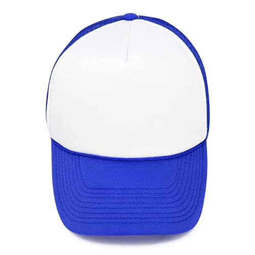 Image of MR.R Sublimation Blanks Polyester Mesh Cap Mesh Hat Two Tone Trucker Summer Mesh Cap with Adjustable Snapback,2pcs per Pack
