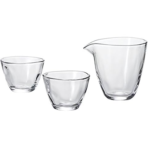 'Sake-Set Japanische Glas Formen der Natur " Cover