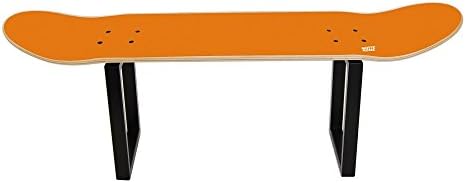 Skateboard footrest for Skate Themed Room - Special for Children from 7 to 16 Years Old - Skateboard Furniture Orange