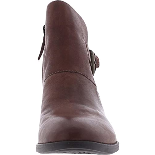 Comfortiva Women's Cardee Full-Grain Leather Slip-Resistant Boots with Side Zipper3