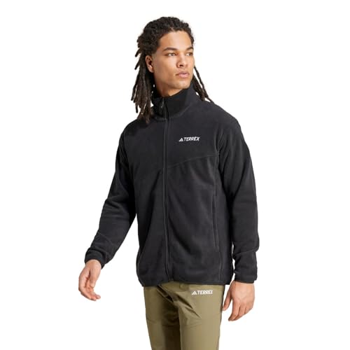 adidas Men's Terrex Multi Full-Zip Fleece Hiking Jacket