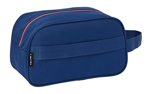 Neceser Kelme bleu marine trousse de toilette voyage avec passant trolley - 2