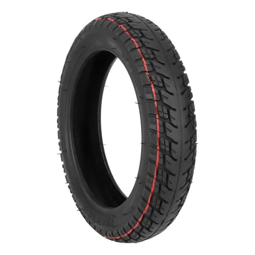 EasyByMall Neumático sin cámara de 10 x 2.125 para scooter eléctrico Segway Ninebot F20 F25 F30 F40, neumático de repuesto de goma de 10 pulgadas