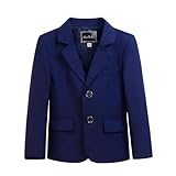 Boys School Uniform Blazers Formal Suit Jacket Long Sleeve Casual Sports Coat Outerwear for Kids 2-16 Years
