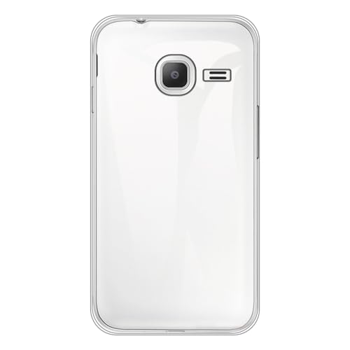 Shantime Soft Case Compatible with Samsung Galaxy J1 Mini 2016, Slim Shockproof Bumper Protective Back Cover, Anti-Scratch Flexible Shell, Grip-Friendly(Clear)