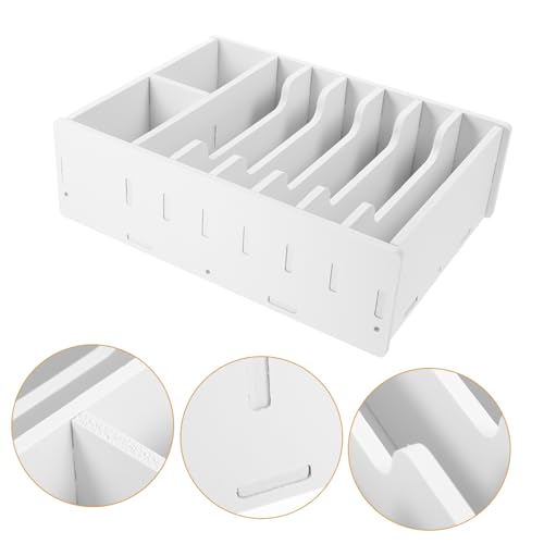 Caja organizadora pequeña para billetes y monedas blanca miniatura 3