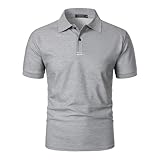 PFLEGELEICHT: Dieses Polohemd ist maschinenwaschbar und pflegeleicht, was es zu einer praktischen Ergänzung Ihrer Garderobe macht. Es behält seine und Farbe auch nach Wäschen bei, was für eine lange Lebensdauer sorgt.