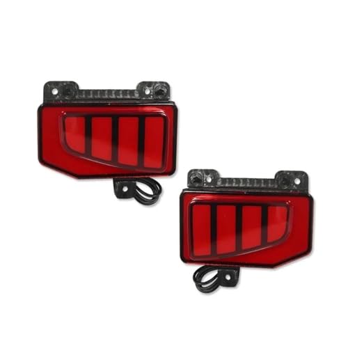 Feux LED arrière pour Jeep Gladiator 2020-2024 avec réflecteur et lentille rouge