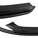 DriftX Performance, 4PCS Front Bumper Lip Kit fit for compatible With 2014-2021 BMW 2-Series F22 F23, M-Sport Style Splitter Trim Protection Spoiler, Air-Dam-Chin-Diffuser (Unpainted Matt Black)
