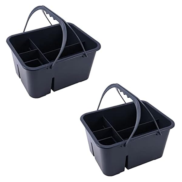 Speesy 2 x mand voor het reinigen van verschillende voorwerpen, draagbare gereedschapsmand van kunststof