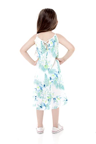 Image of Hawaii Hangover Family Matching Hawaiian Clothes, Orchid Breeze White | Family matching Hawaiian outfits, Orchid Breeze White, lightweight rayon, machine washable, tropical floral print, luaus