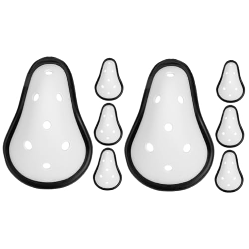 Happyyami 2sets Kickboxing Groin Protector Abdominal Guard Breathable Design Professional Crotch Guard for Sports Durable 4pcs*2